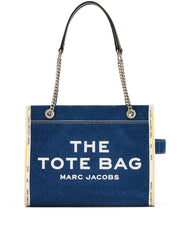 THE DENIM CHAIN MEDIUM TOTE BAG