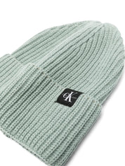 MONOGRAM RIB BEANIE