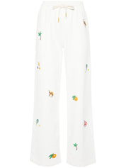 ELEMENTS EN CRAYON EMBROIDERED PINTUCK JOGGER