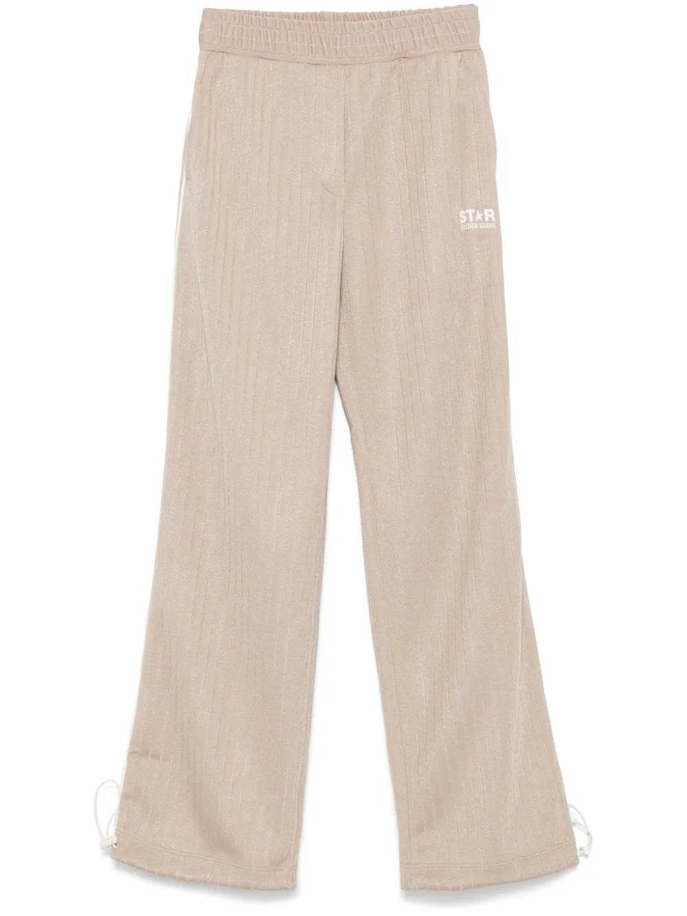 Star w's wide joggings technical poly stripes logo printed