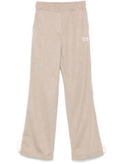 Star w's wide joggings technical poly stripes logo printed