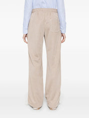 Star w's wide joggings technical poly stripes logo printed