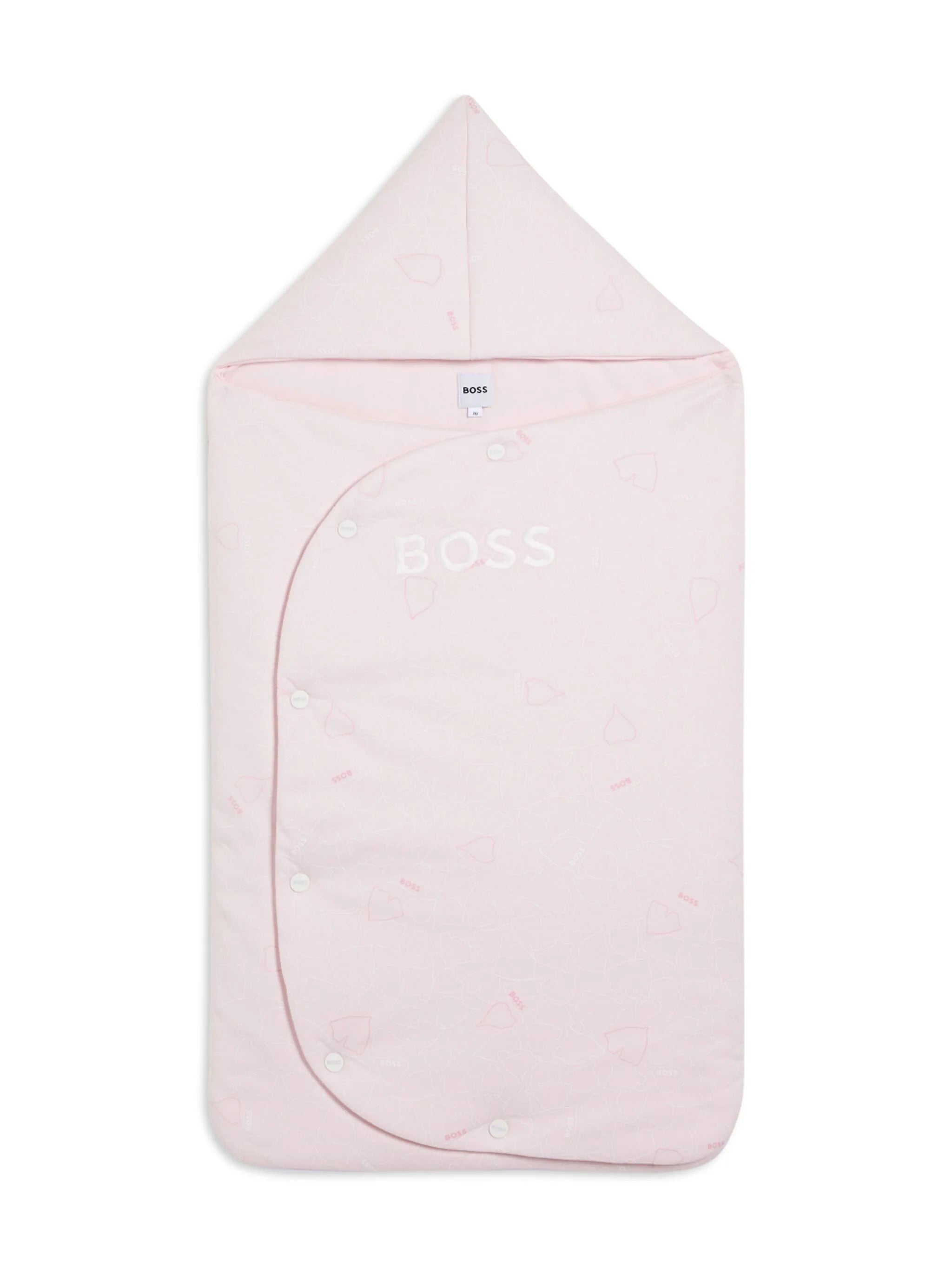 BOSS Kidswear logo-embroidered organic cotton nest