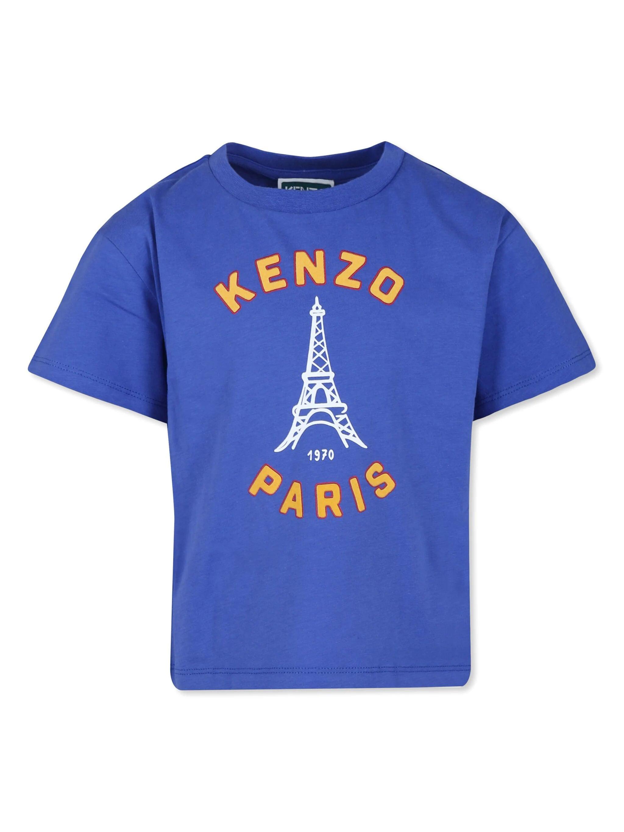 Kenzo Kids logo-print organic cotton T-shirt