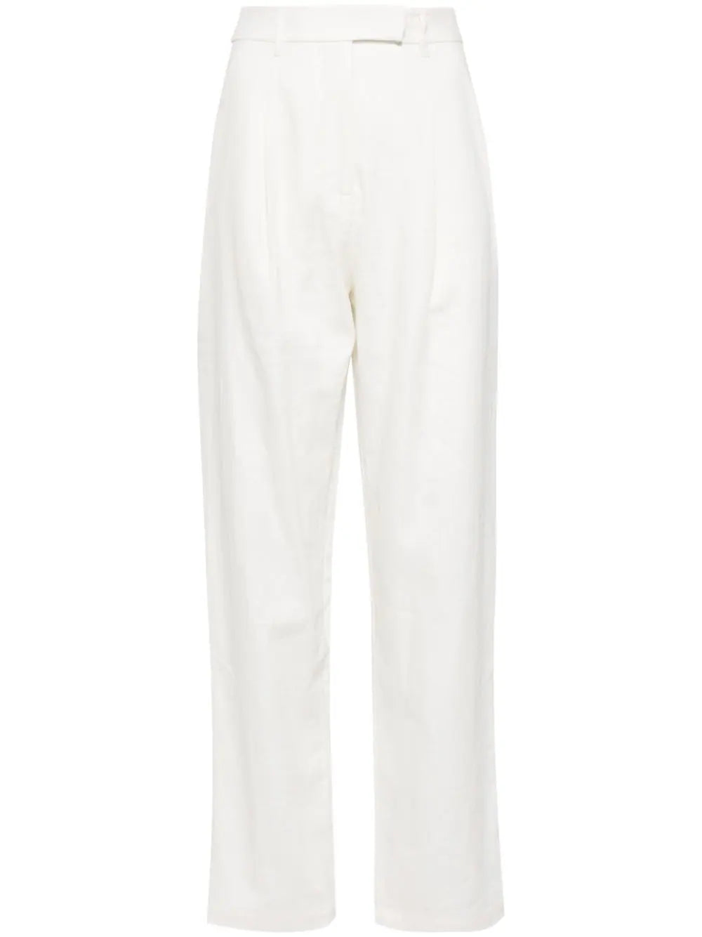 WHITE LINEN TROUSERS