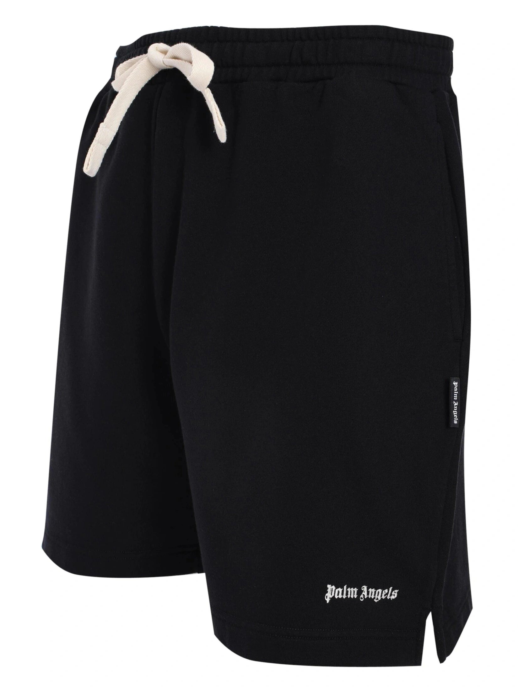 Classic logo emb sweatshort black off wh