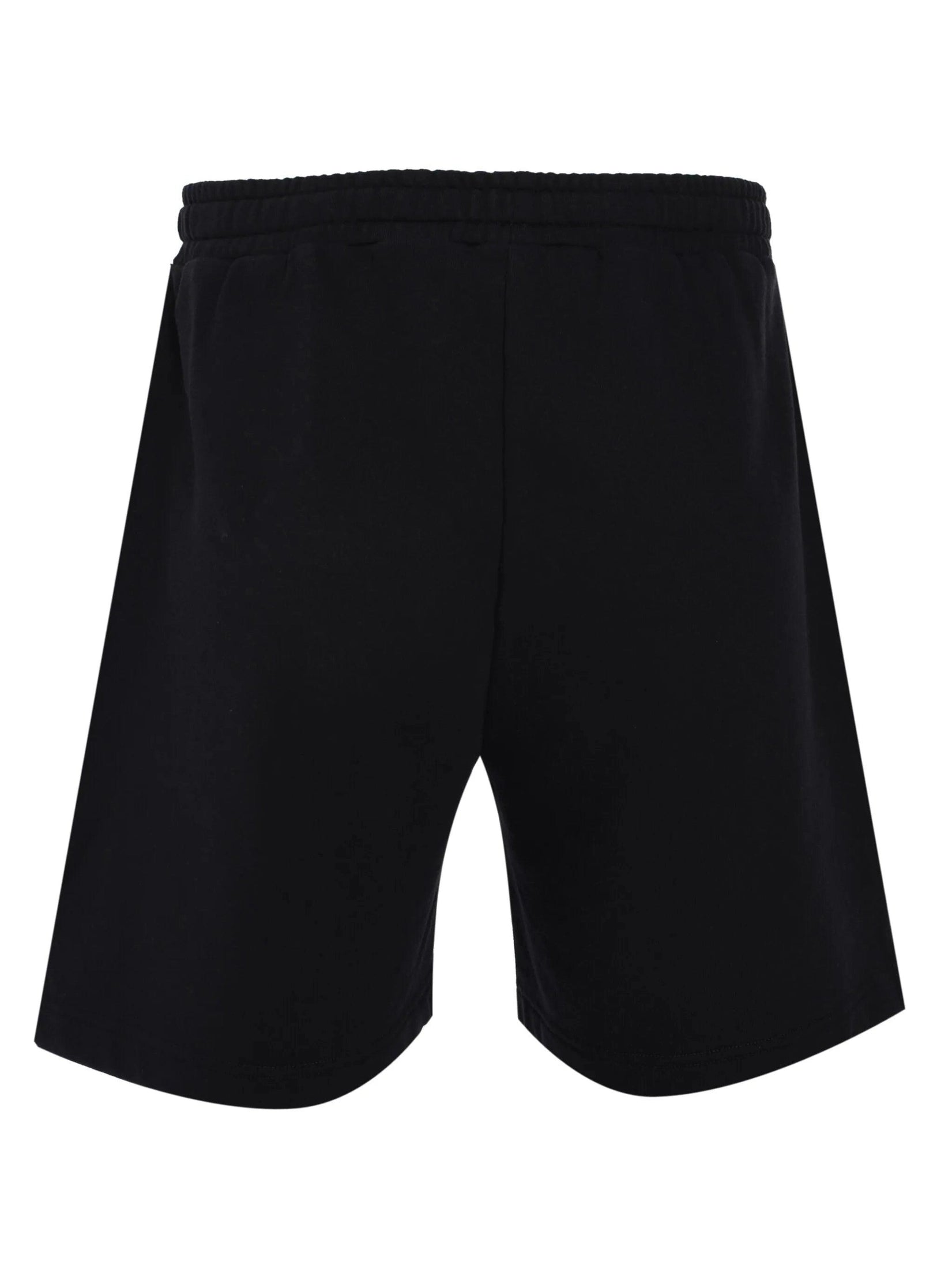 Classic logo emb sweatshort black off wh