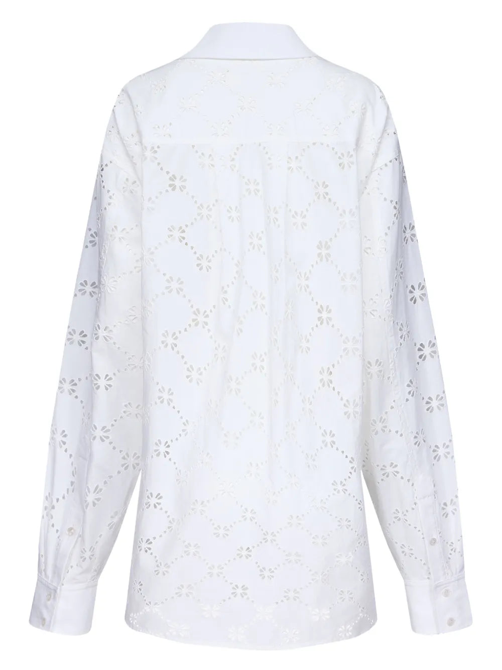 BRODERIE ANGLAISE HEART DRAPED TUNIC