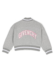 Givenchy Kids logo-patch bomber jacket