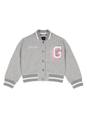 Givenchy Kids logo-patch bomber jacket