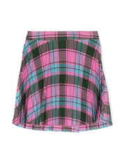 DIAGONAL CHECK SKIRT GIRL