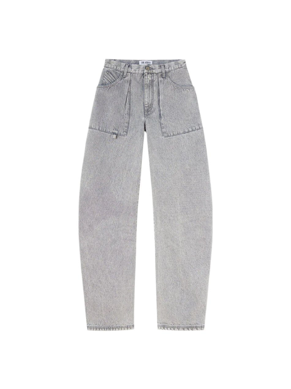 'EFFIE'' LIGHT GREY LONG PANTS