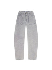'EFFIE'' LIGHT GREY LONG PANTS