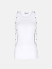 WHITE TANK  قميص