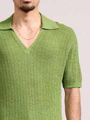 JOAQUIM COTTON-BLEND POLO