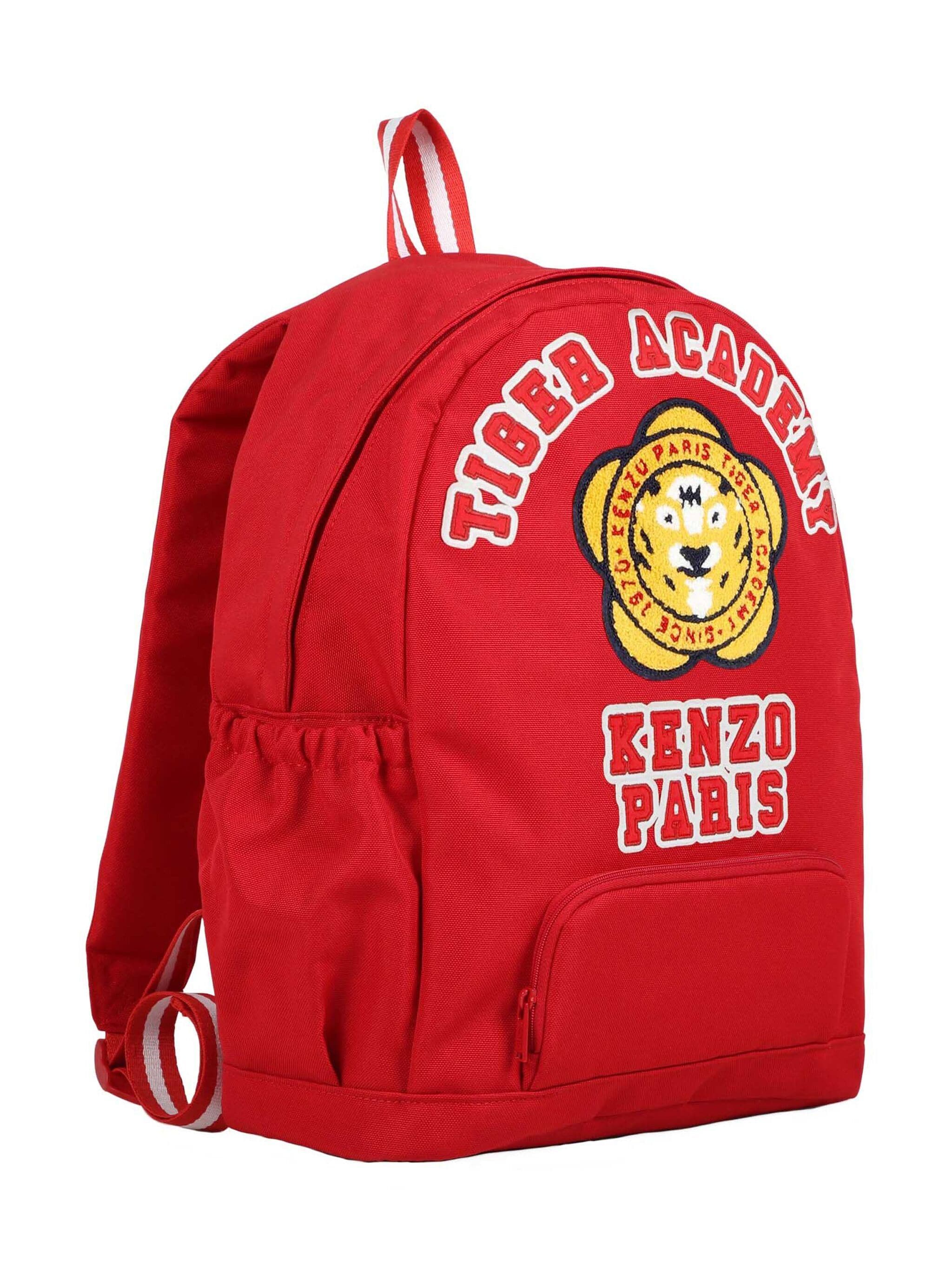 Kenzo Kids Rucksack logo-embroidered backpack