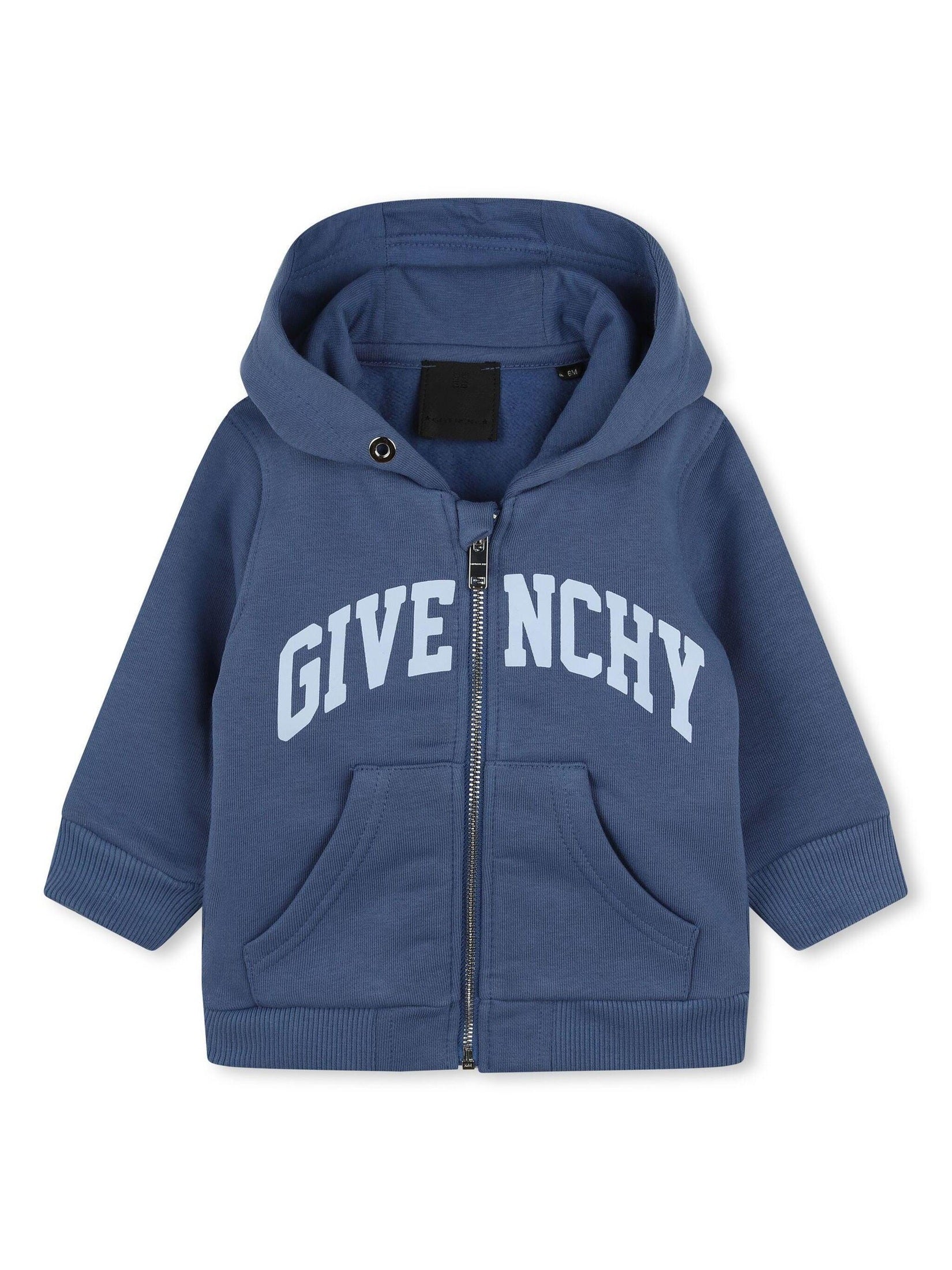 Givenchy kids logo-print zip-up hoodie