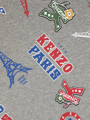 Kenzo Kids logo-print cotton sweatshirt