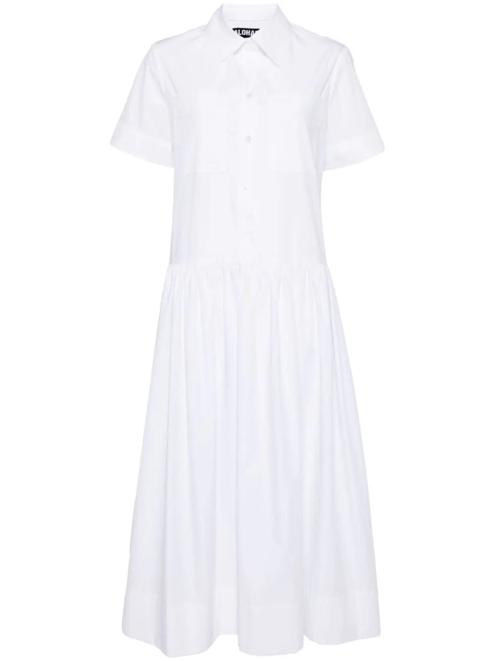 BAY WHITE MIDI DRESS OVERSIZED