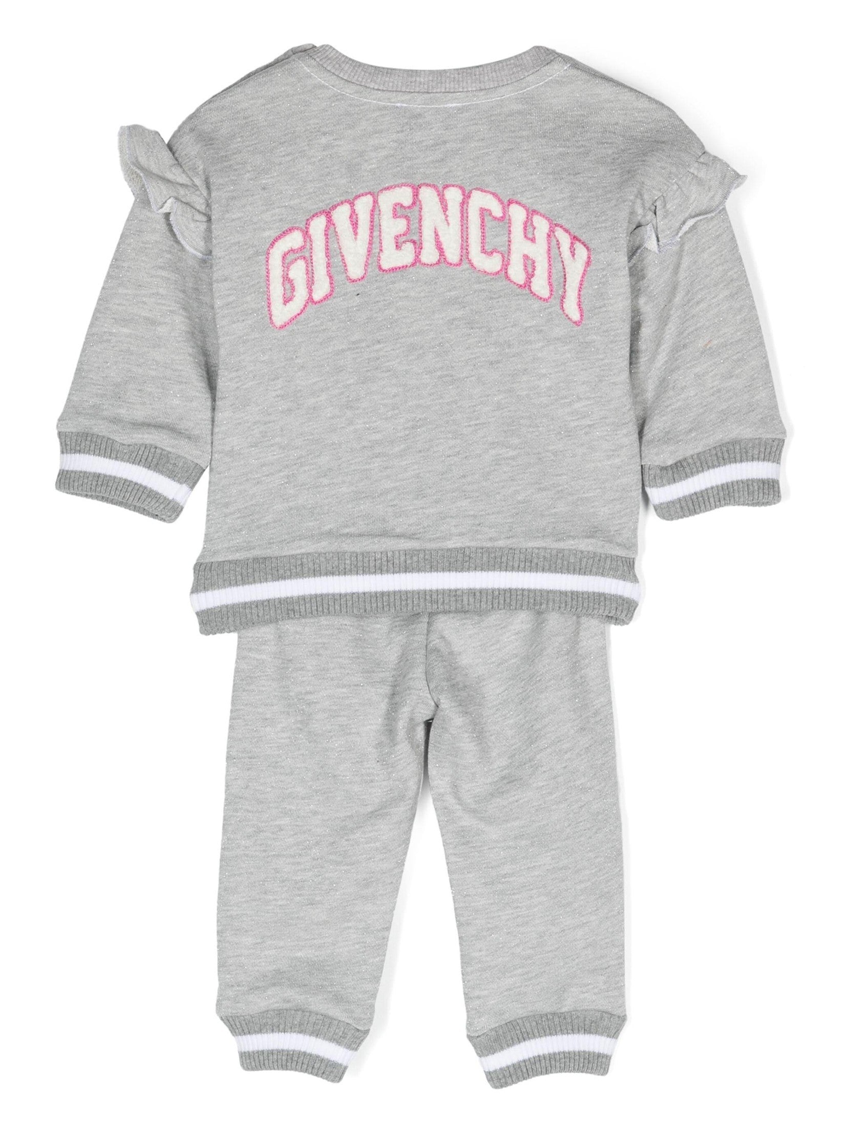 Givenchy kids logo-patch tracksuit
