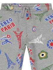 Kenzo Kids logo-print joggers