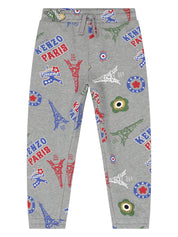 Kenzo Kids logo-print joggers