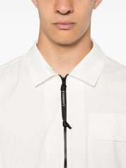 ORGANIC GABARDINE FULL ZIP OVERSHIRT