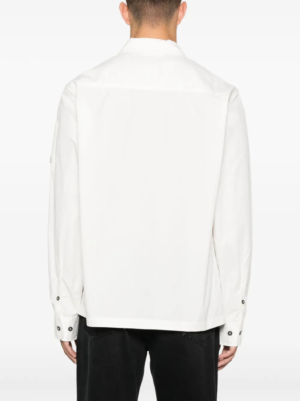 ORGANIC GABARDINE FULL ZIP OVERSHIRT