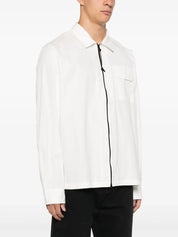 ORGANIC GABARDINE FULL ZIP OVERSHIRT