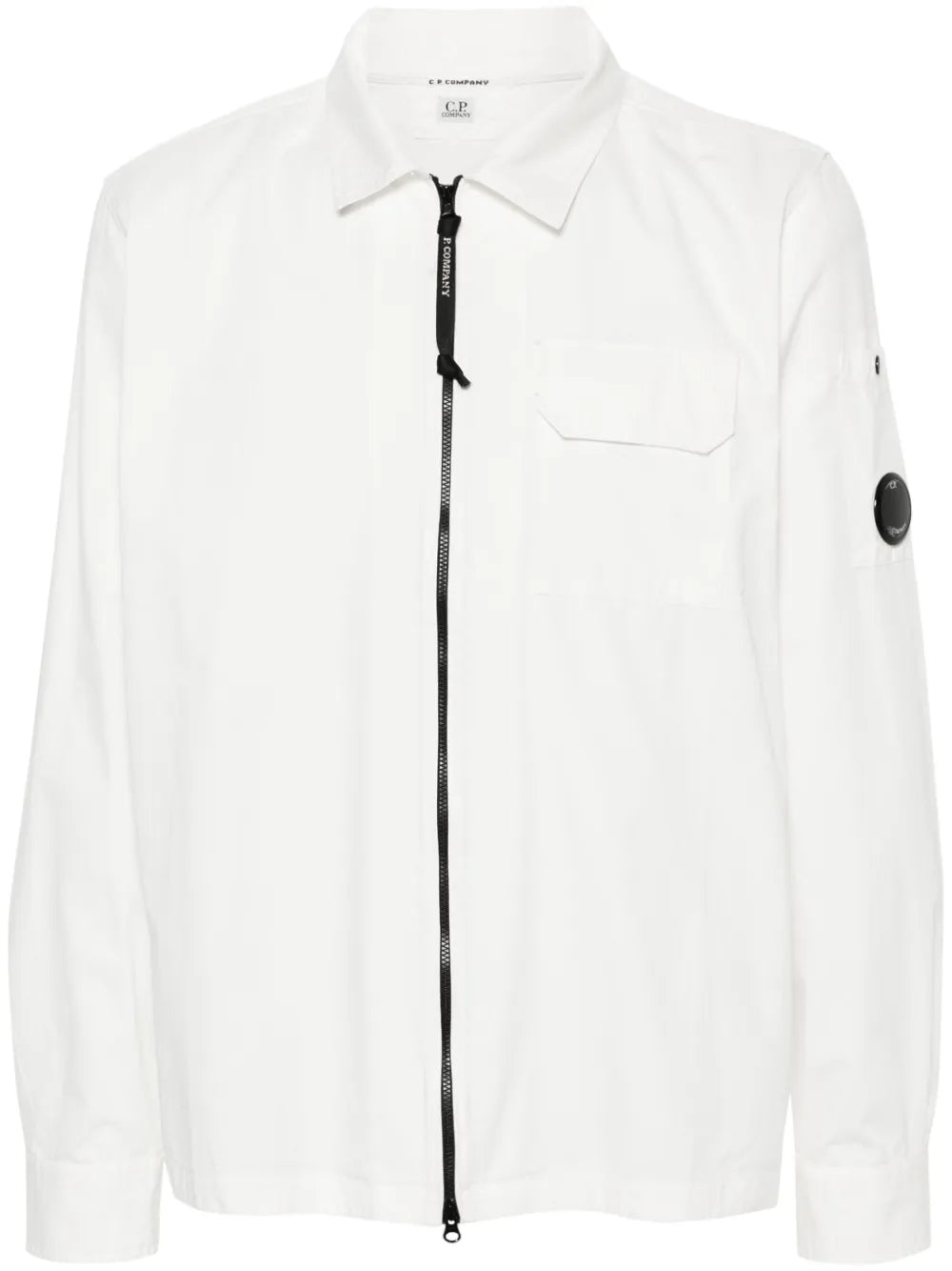 ORGANIC GABARDINE FULL ZIP OVERSHIRT