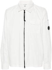 ORGANIC GABARDINE FULL ZIP OVERSHIRT