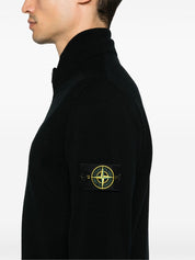 Compass patch cardigan