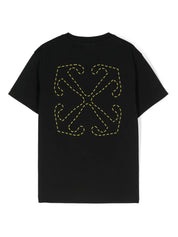 ARROW STITCHED TEE S/S BLACK LIME