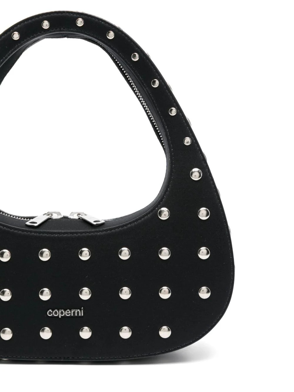 STUDDED CROSSBODY BAGUETTE SWIPE BAG