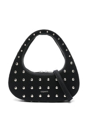 STUDDED CROSSBODY BAGUETTE SWIPE BAG