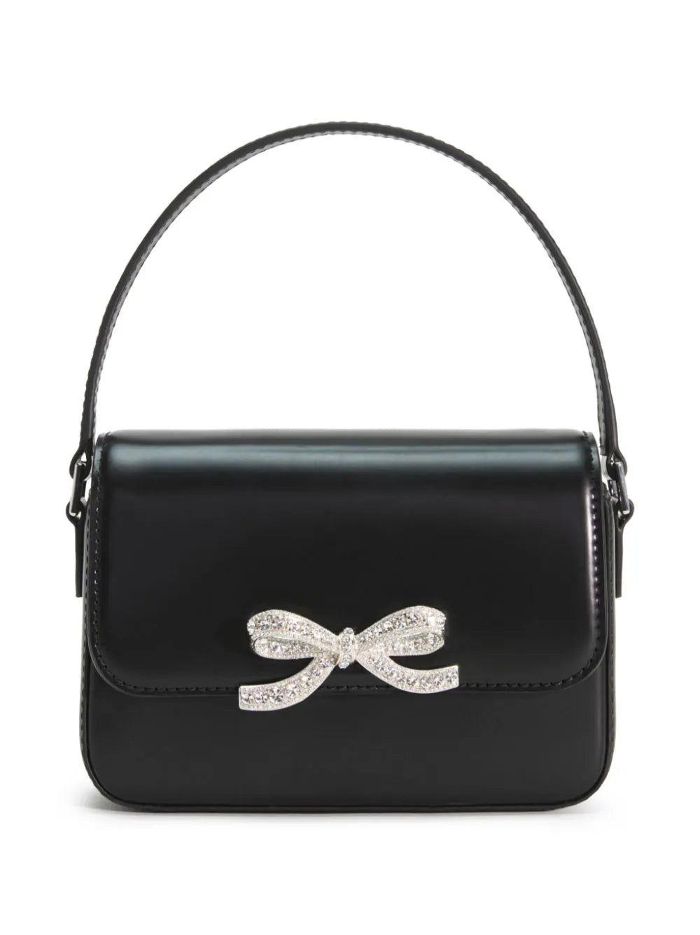 BLACK LEATHER MICRO BAG