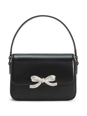 BLACK LEATHER MICRO BAG