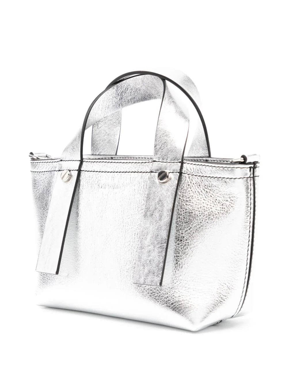 DAY OFF TOTE MINI METALLIC SILVER