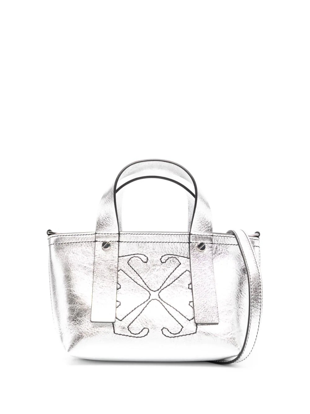 DAY OFF TOTE MINI METALLIC SILVER