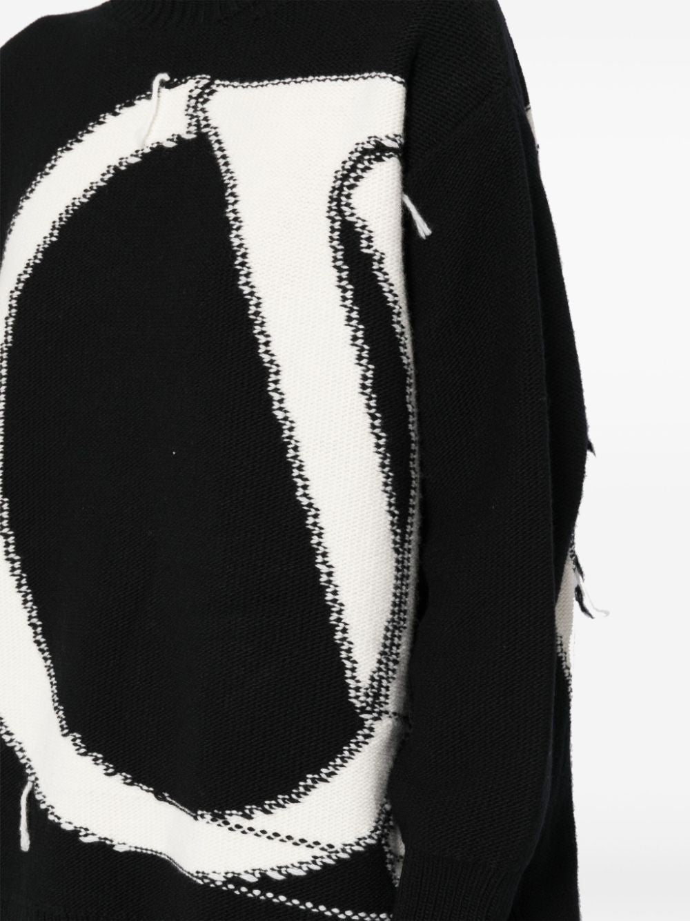 Maxi logo turtleneck sweater