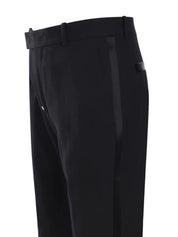 OW EMB TUXEDO FLARE PANT BLACK - BLACK