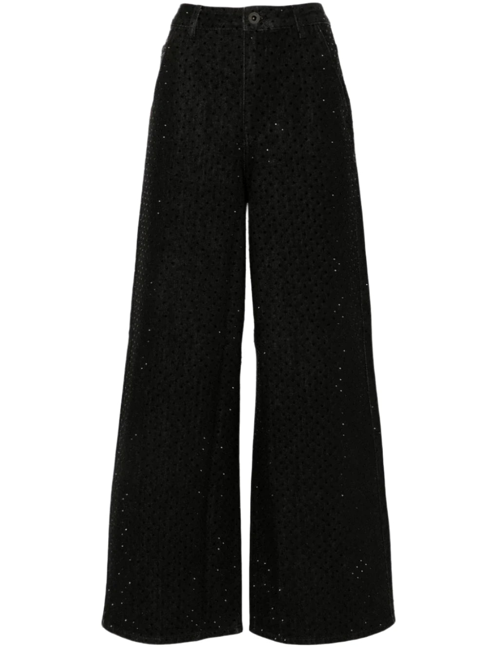 BLACK RHINESTONE JEANS