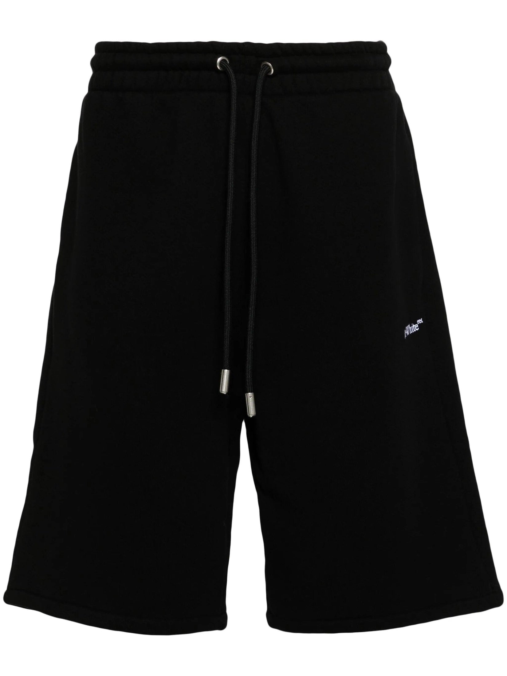 Pixel diag skate sweatshort black - whit