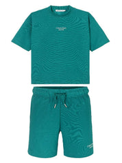 Ottoman relaxed shorts and T-shirt