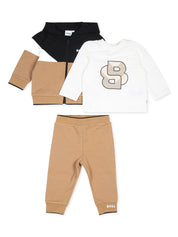 BOSS Kidswear logo-print tracksuit set