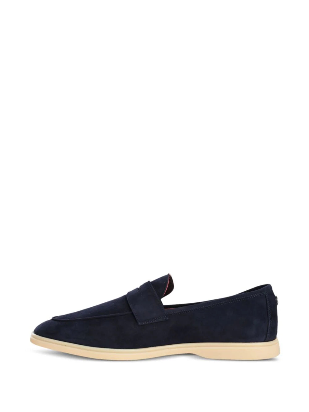 DARK BLUE SUEDE LOISIR GOMME