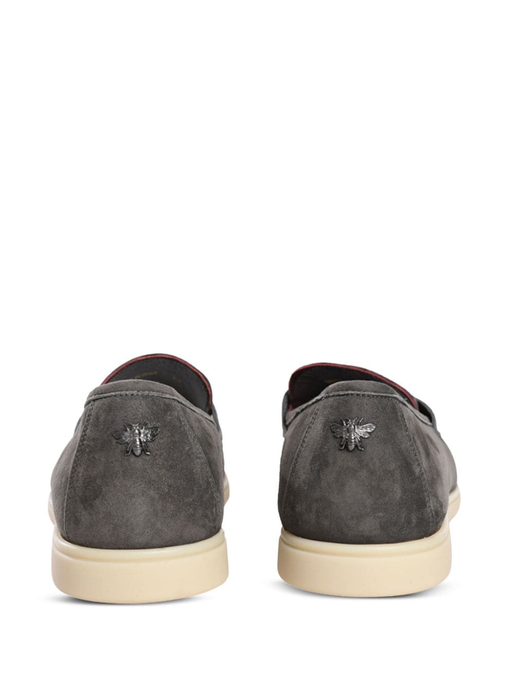 STEEL GREY SUEDE LOISIR GOMME