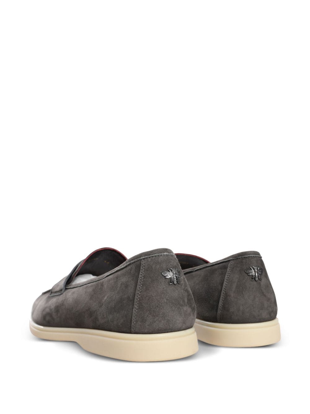 STEEL GREY SUEDE LOISIR GOMME