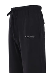 WIDE SWEATPANTS W LOGO