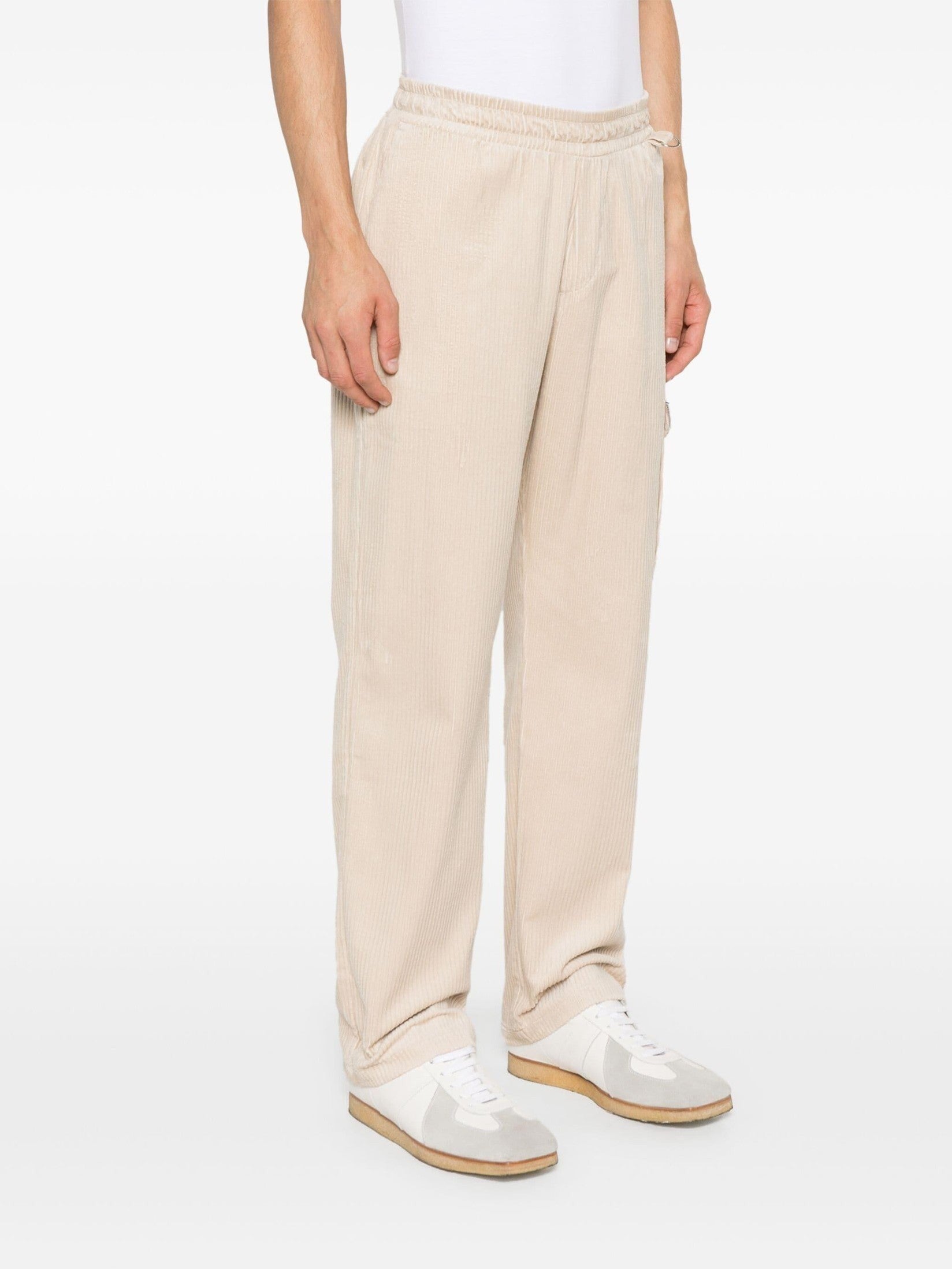Family first corduroy track pants